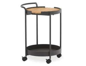 Fino Outdoor Bar Cart - Charcoal