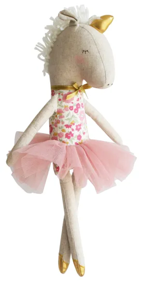 Yvette Unicorn Doll - Rose Garden